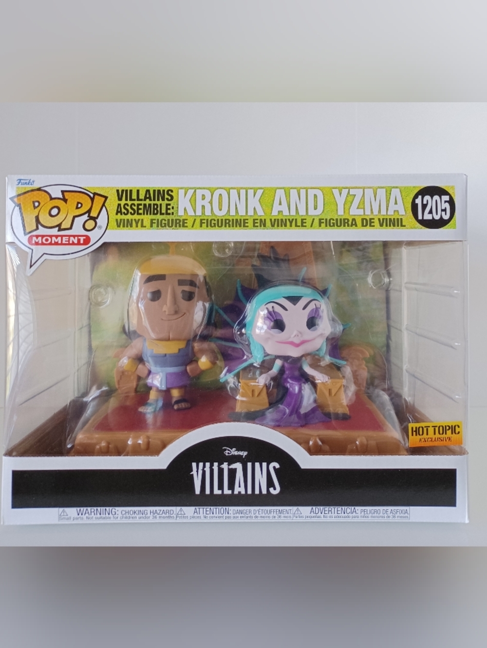 Disney Villains Assemble Kronk And Yzma 1205 Moment Vinyl Figure Funko‎ Pop